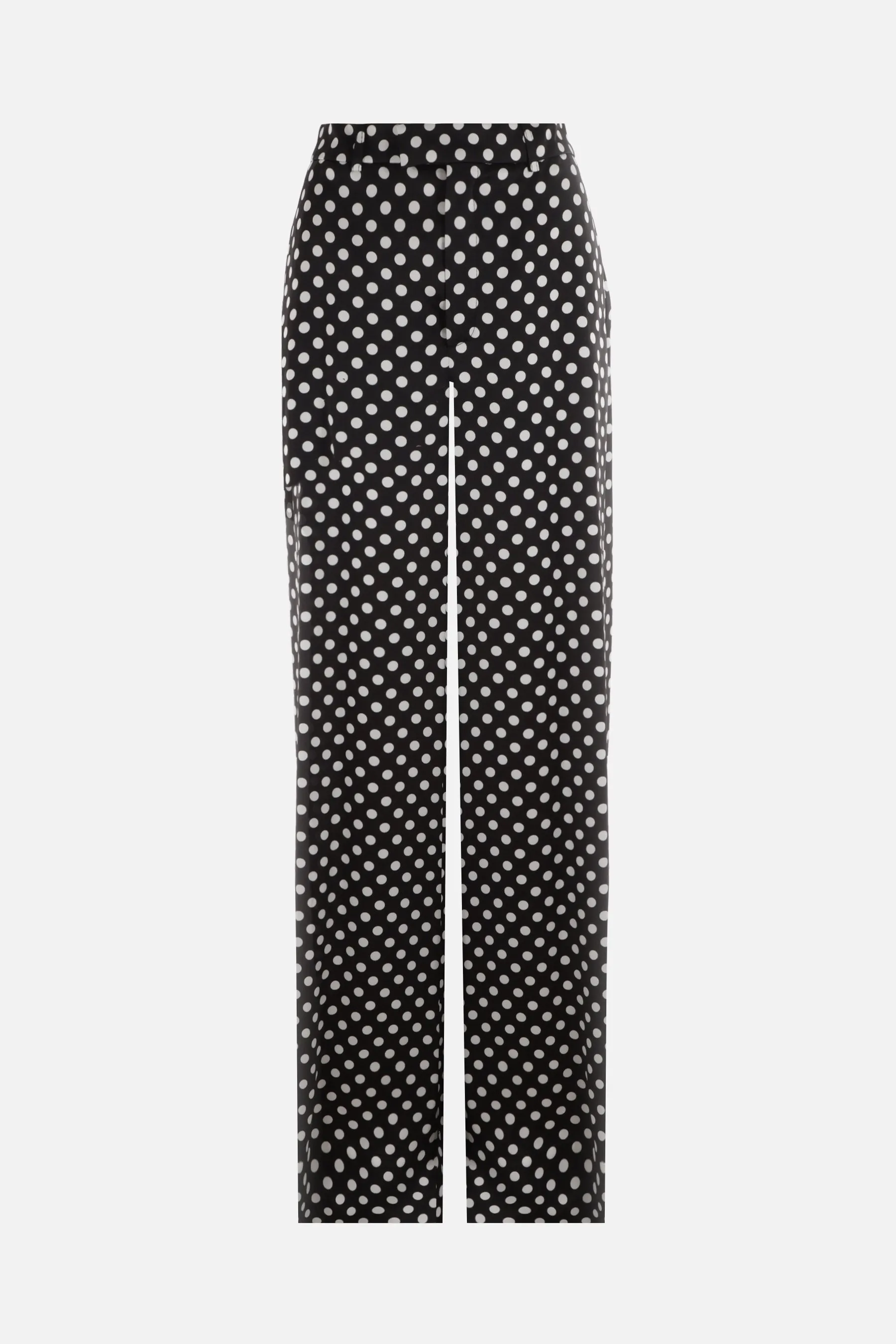  SAINT LAURENT pantalone a gamba larga in raso 