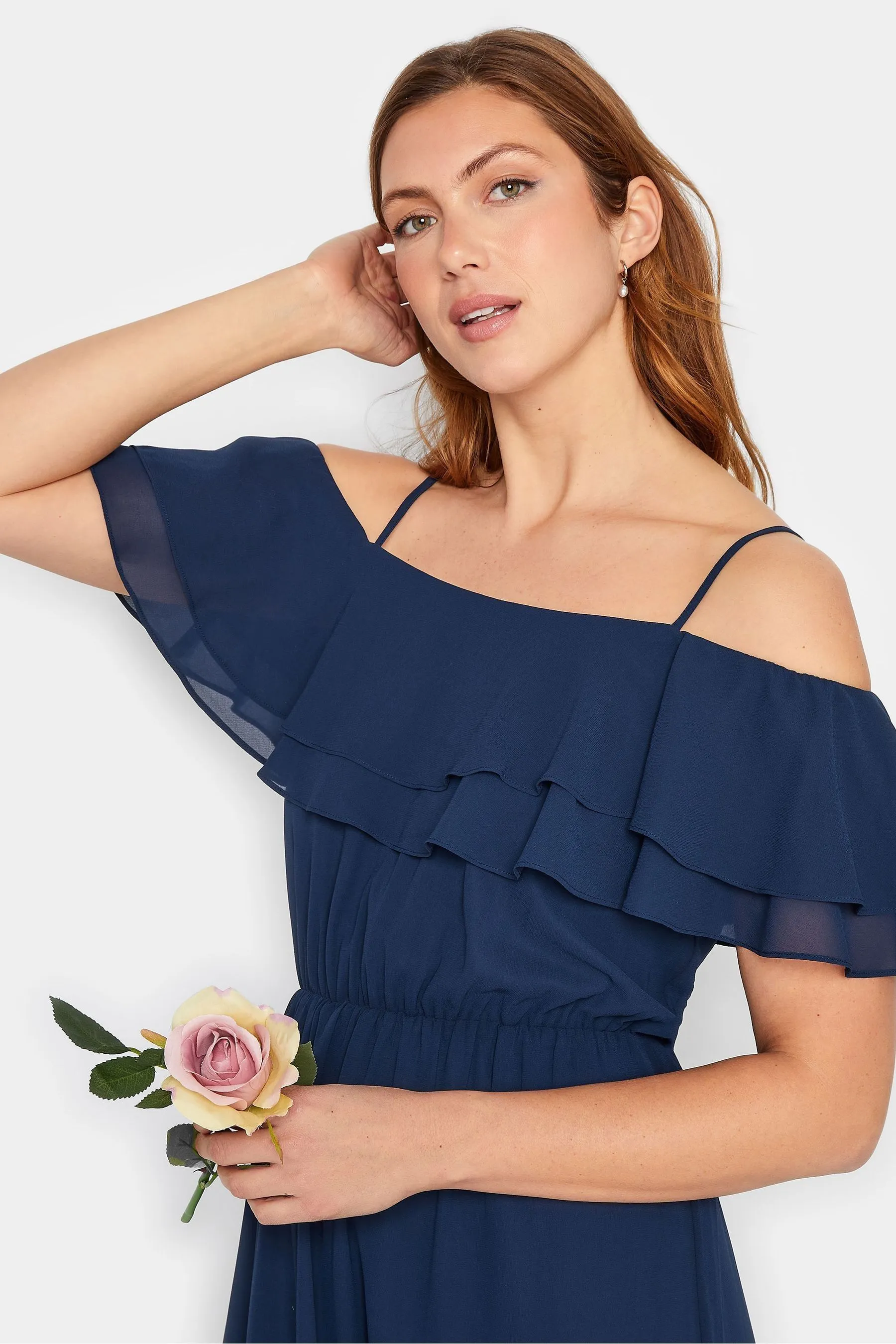 Sally - Abito maxi a Tall Ruches lungo