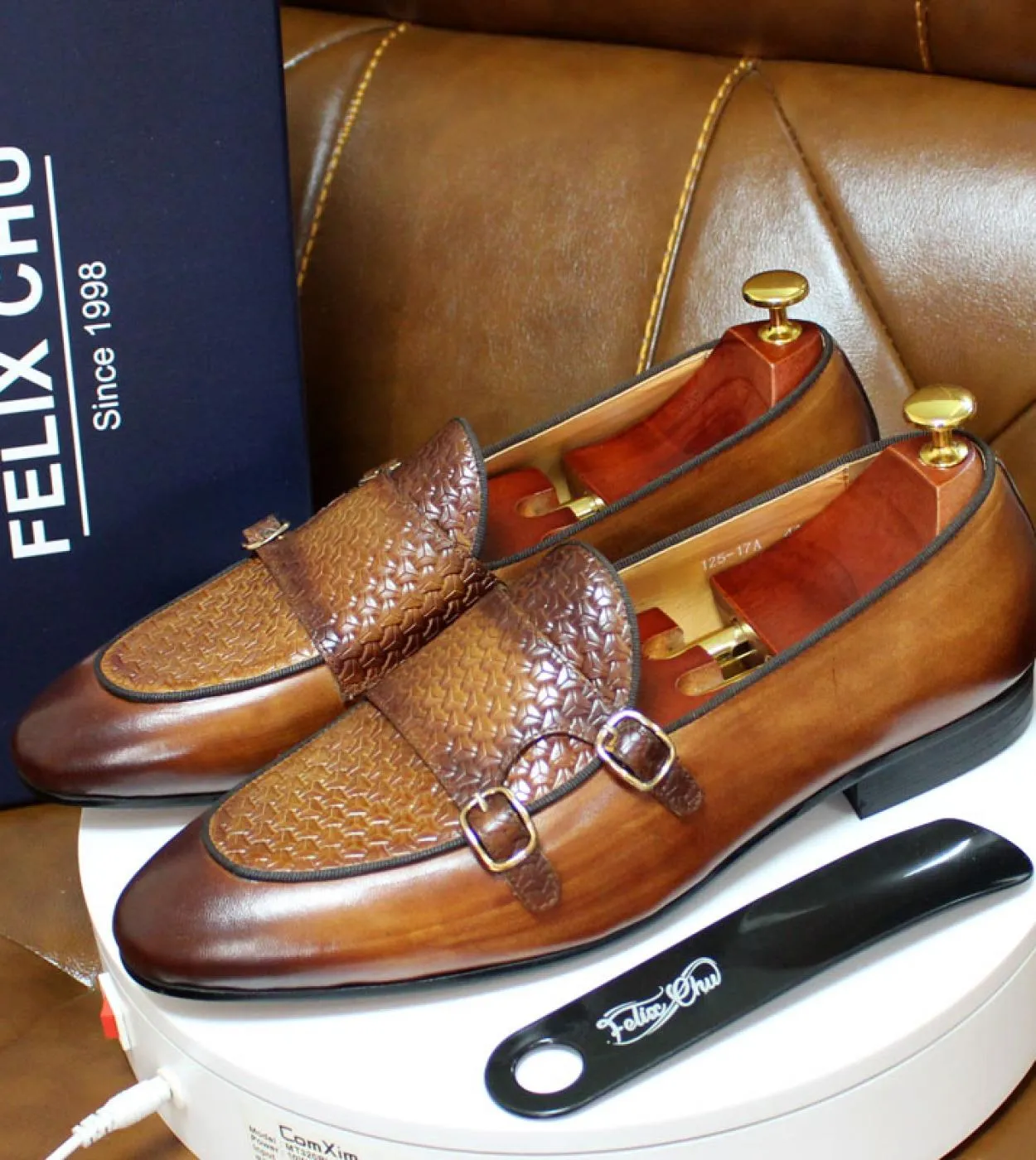 Scarpe da uomo in pelle marrone Felix Chu Scarpe da uomo Scarpe da uomo Scarpe da sposa Scarpe da uomo da uomo