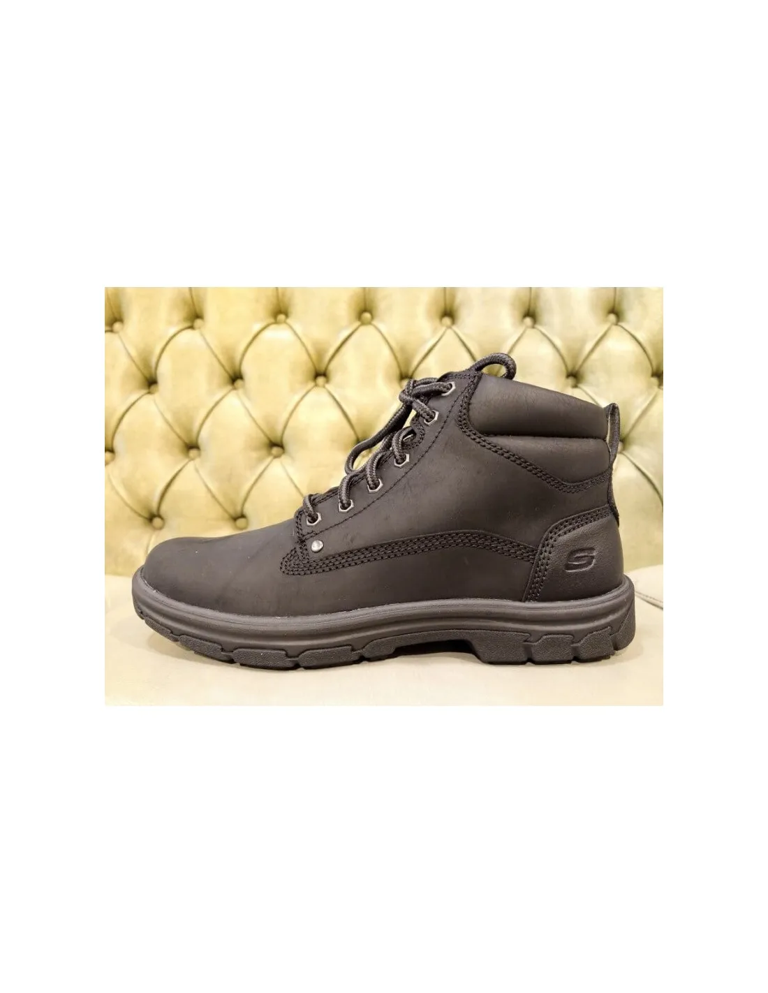 Scarponcini Skechers uomo Garnet nero