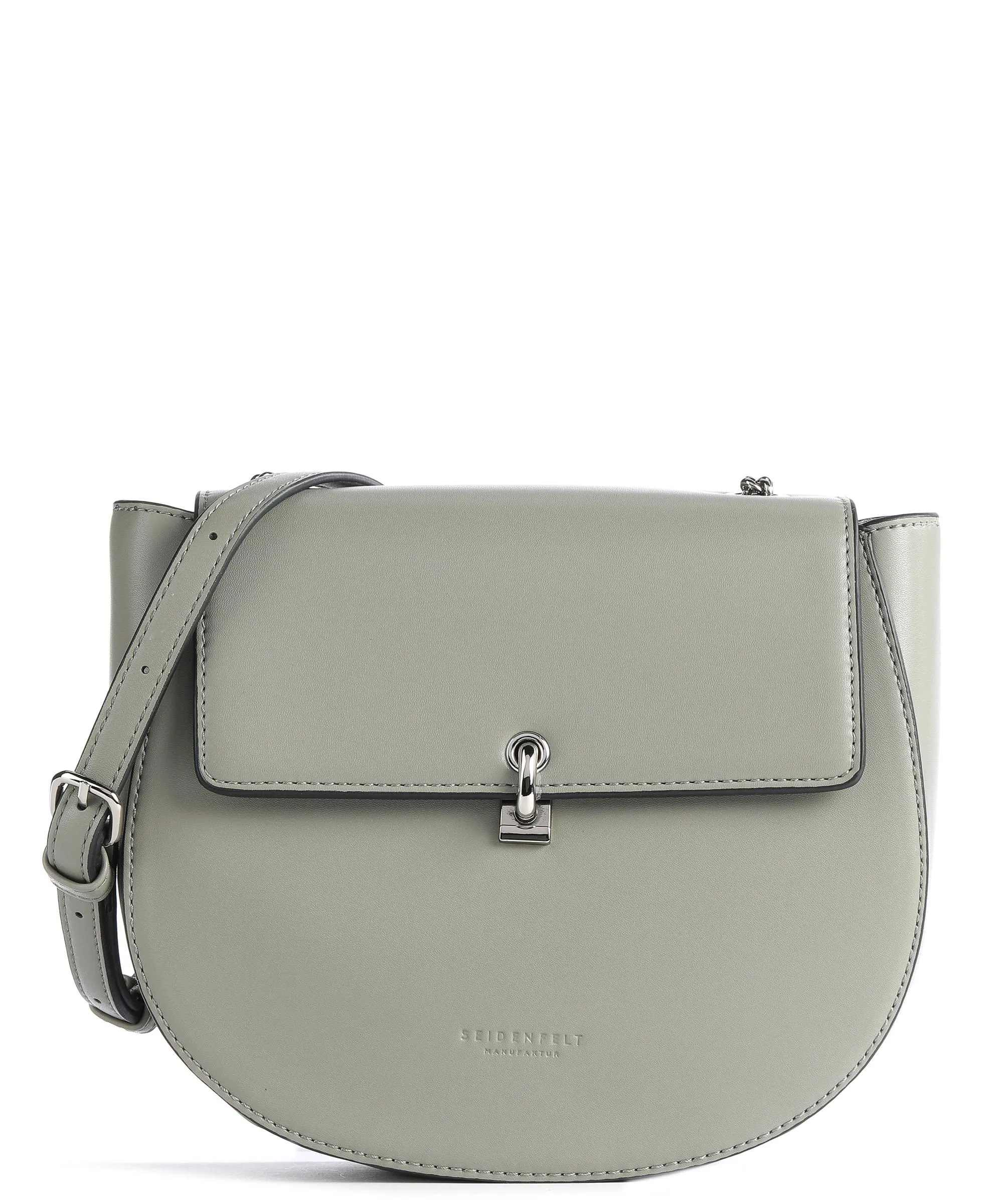  Seidenfelt Kisa Borsa a tracolla pelle sintetica grigio-verde  