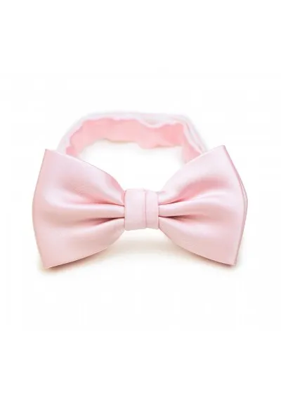 Set: bretelle, papillon, sciarpa e gemelli rosa pastello