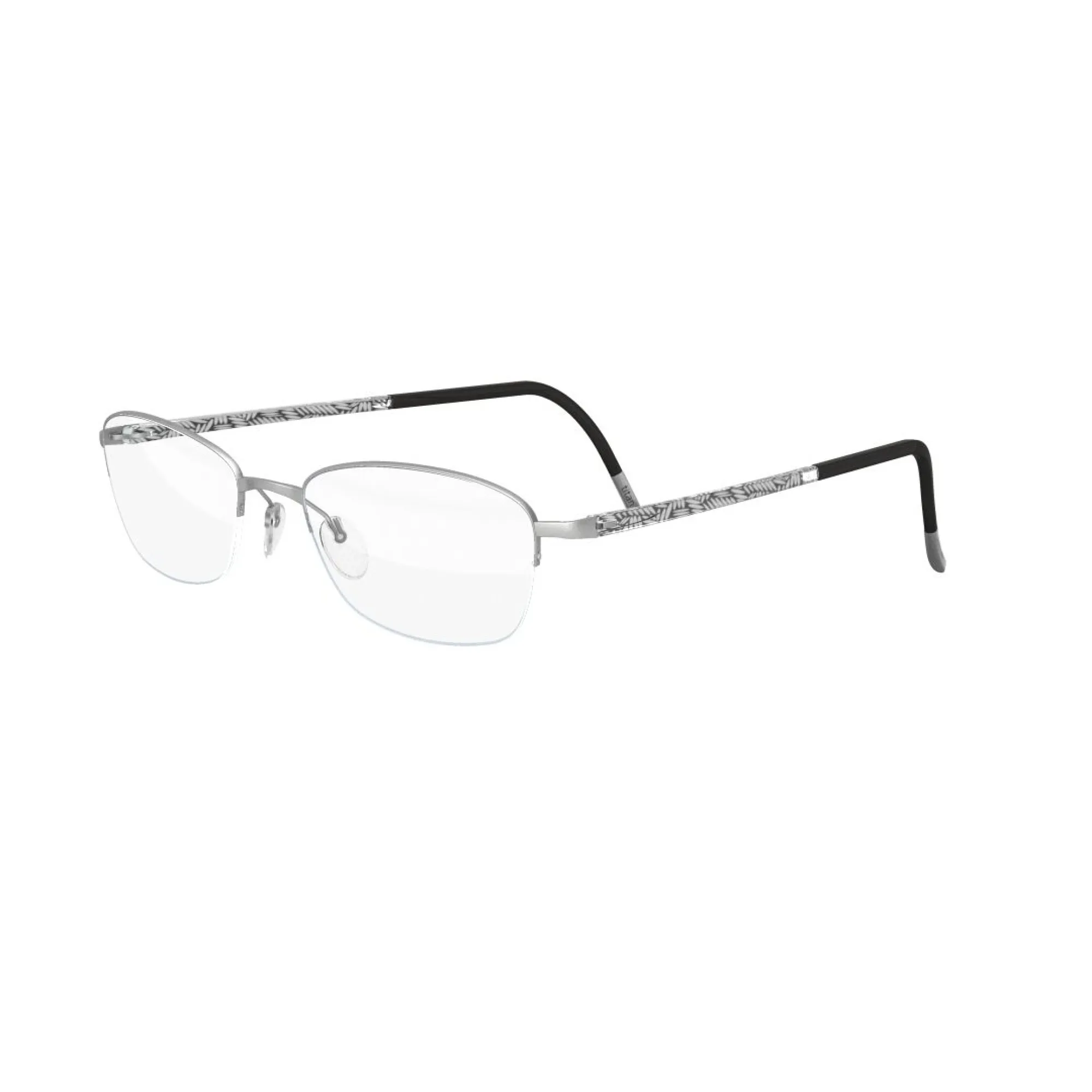   Silhouette 4453 Illusion Nylor 6050 Argento - Grigio Cristallo | Occhiale Da Vista Donna 