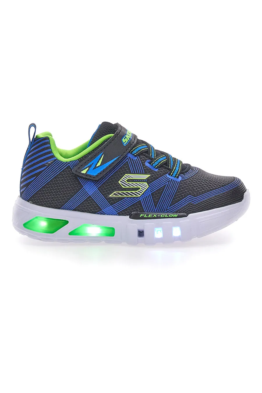   SKECHERS Sneakers con Luci Skechers Flex Glow Blu