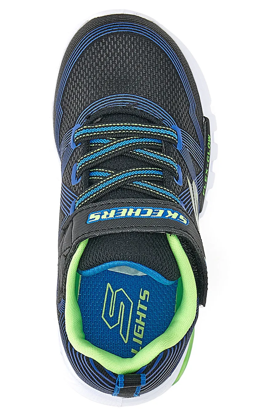   SKECHERS Sneakers con Luci Skechers Flex Glow Blu