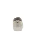 Sneakers D.A.T.E. HILL LOW STARDUST PLATINUM in laminato e nabuk platino e beige