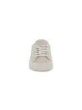 Sneakers D.A.T.E. HILL LOW STARDUST PLATINUM in laminato e nabuk platino e beige