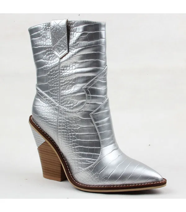 Stivale texano Holliwood metal