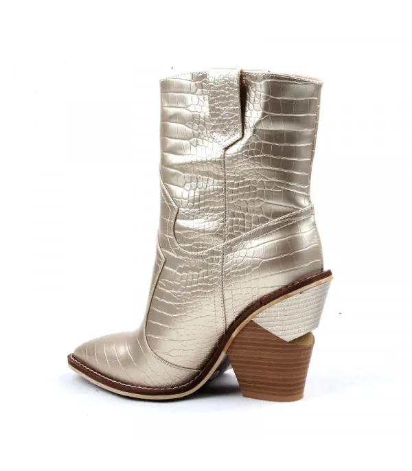 Stivale texano Holliwood metal