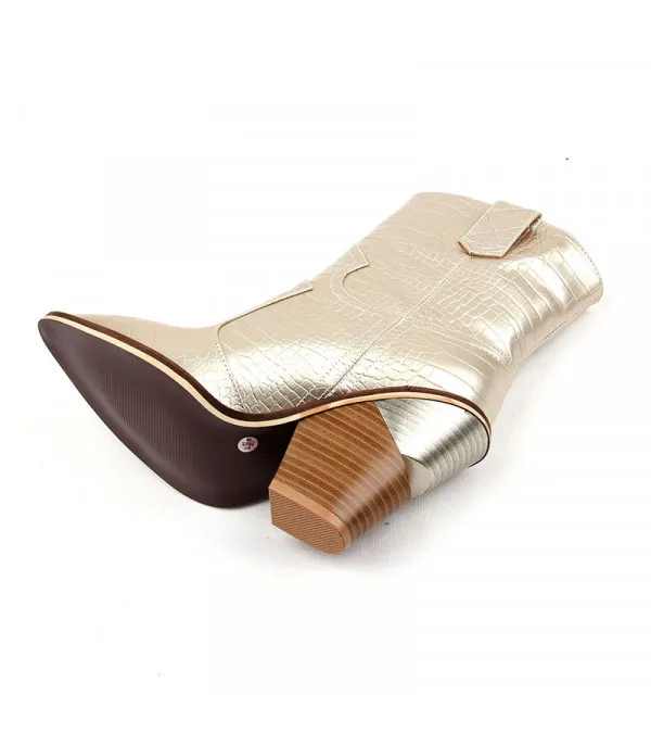 Stivale texano Holliwood metal