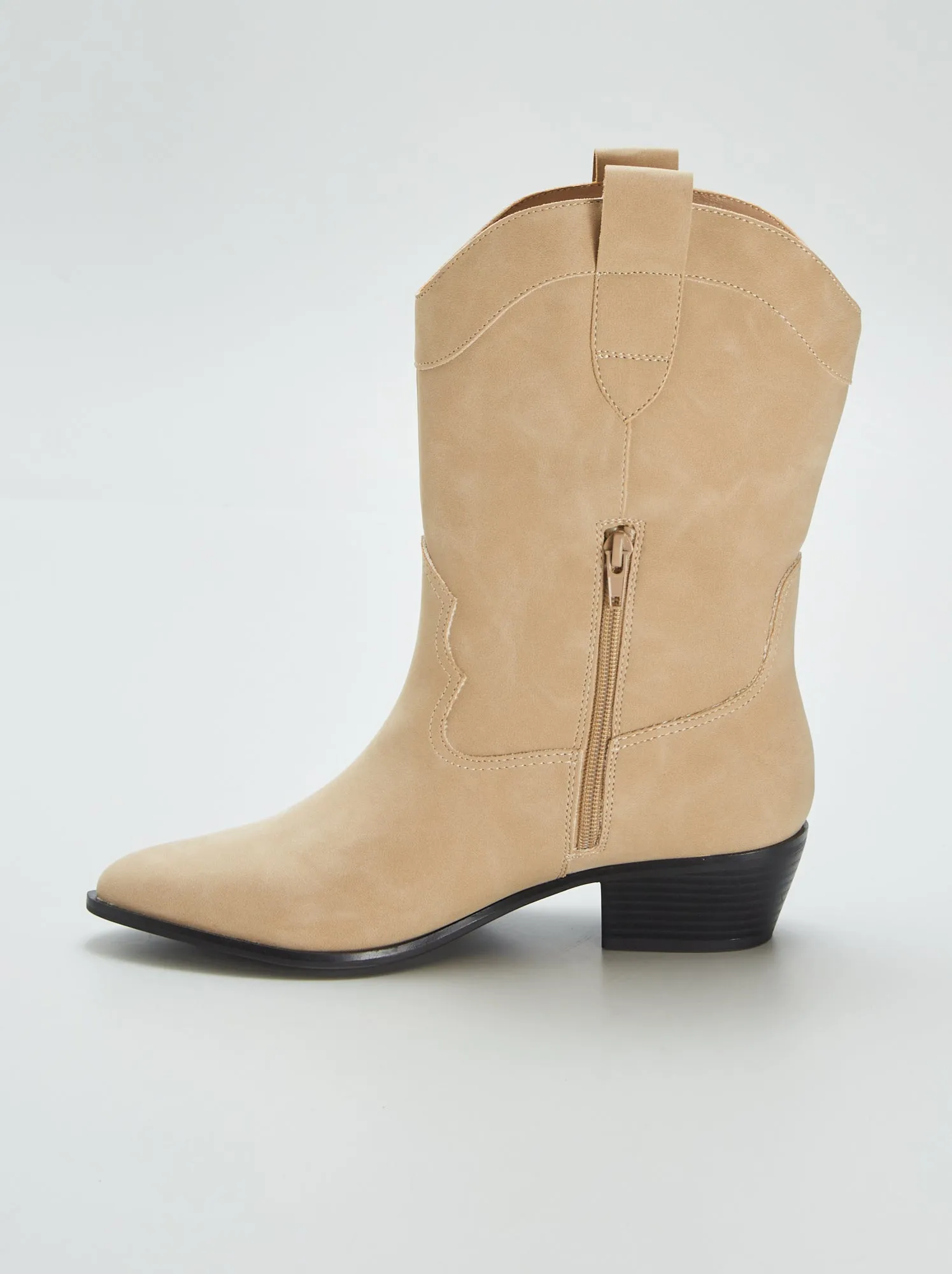 Stivali tipo texani - BEIGE