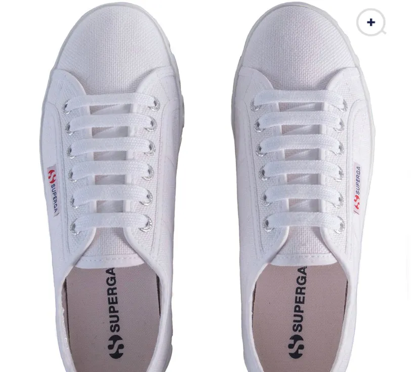 Superga Para Scritta Bianca