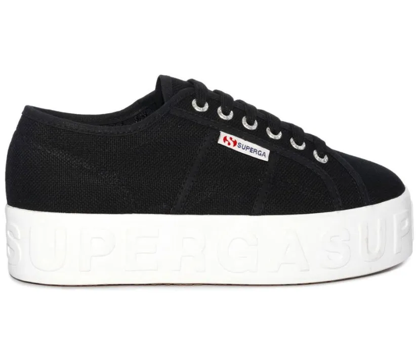 Superga Para Scritta Nera