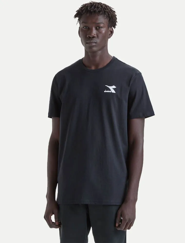 T-shirt Manica Corta Sportiva Diadora - Nero