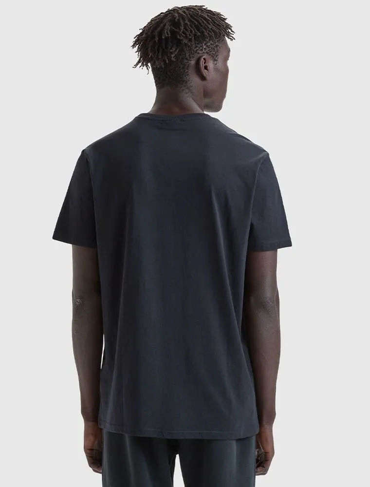 T-shirt Manica Corta Sportiva Diadora - Nero