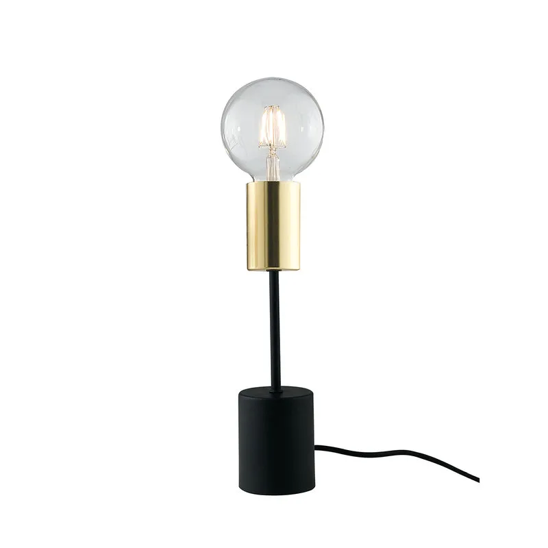 TFT Home Lampada da tavolo OXFORD, nero/oro