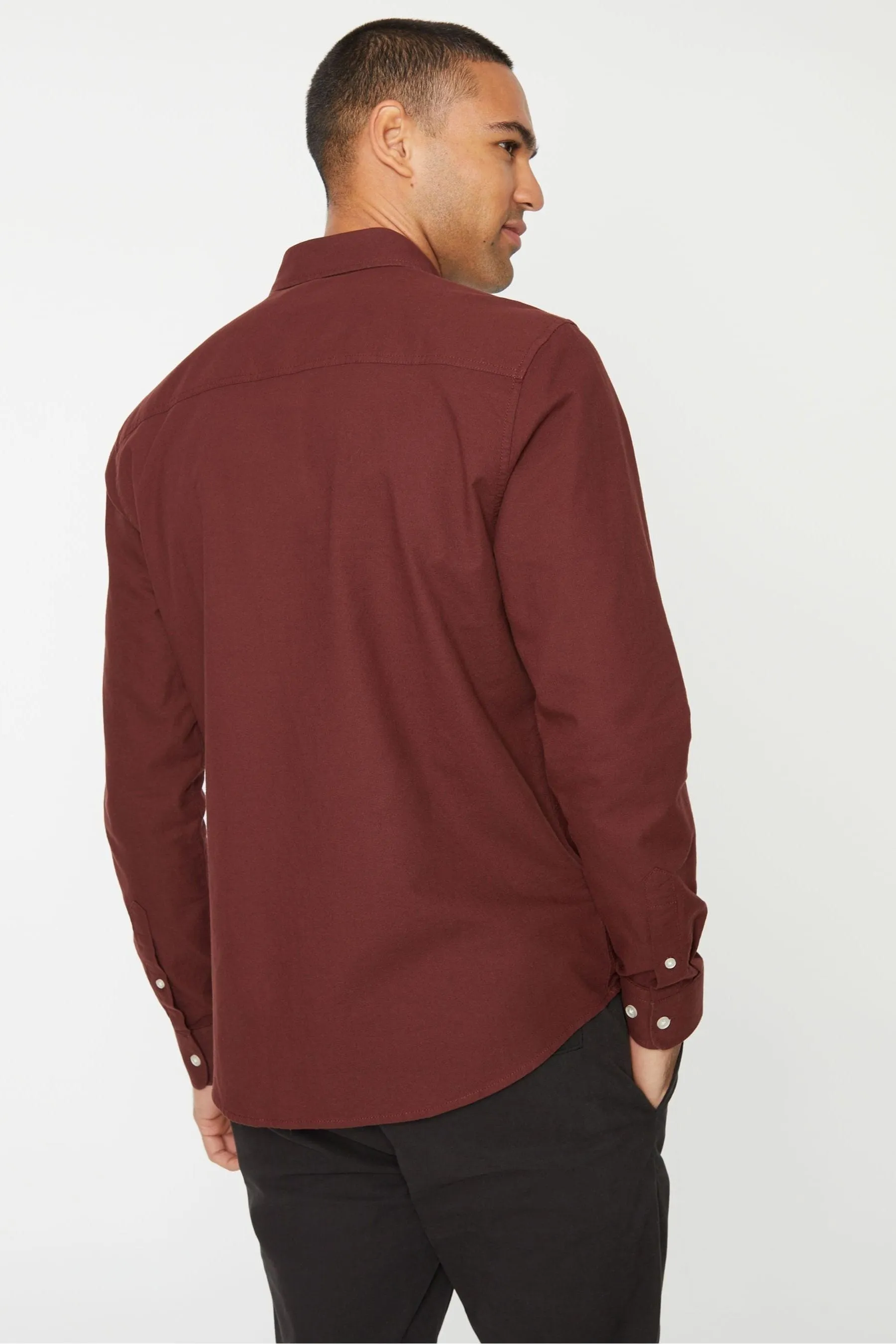 Threadbare Oxford - Camicia con Manica lunga in cotone