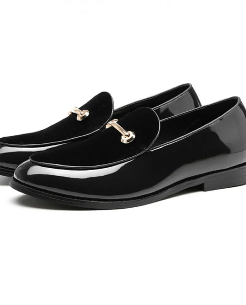 Trend Luxury Designer Scarpe Oxford con patchwork in pelle scamosciata a punta per uomo Abito da cerimonia nuziale formale Ritor